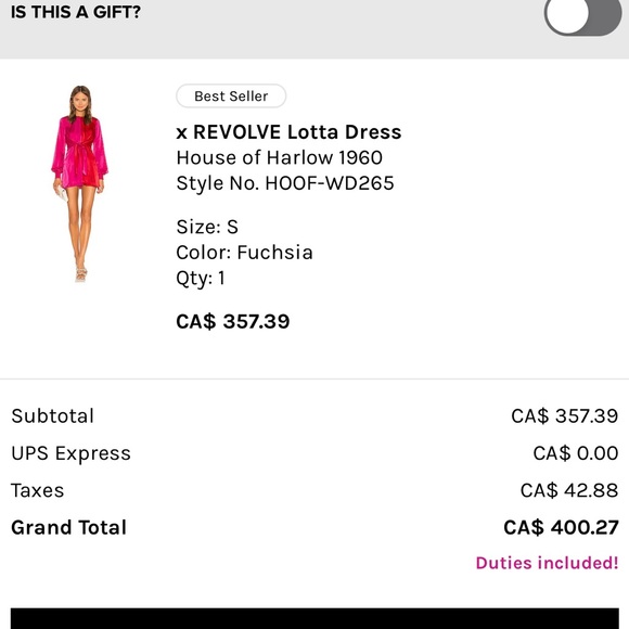 Revolve X House of Harlow Lotta Dress - Picture 4 of 6